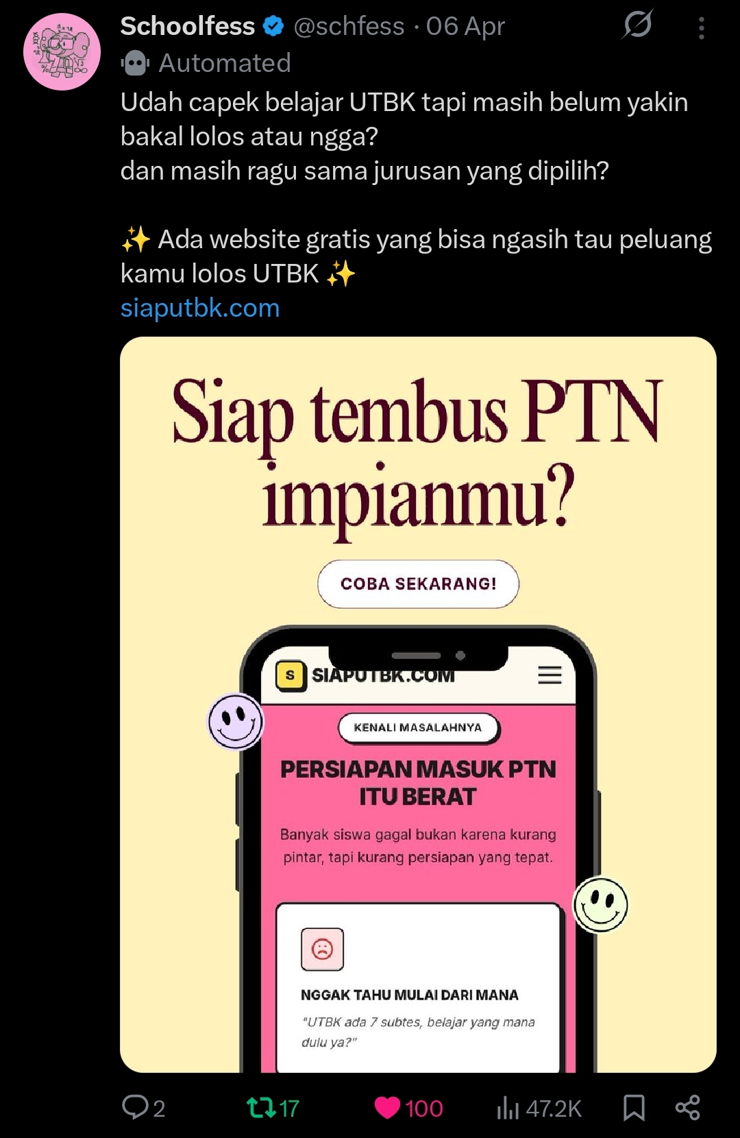 SiapUTBK post
